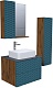 Grossman Мебель для ванной Альба 65 подвесная веллингтон/бриз матовый – фотография-14